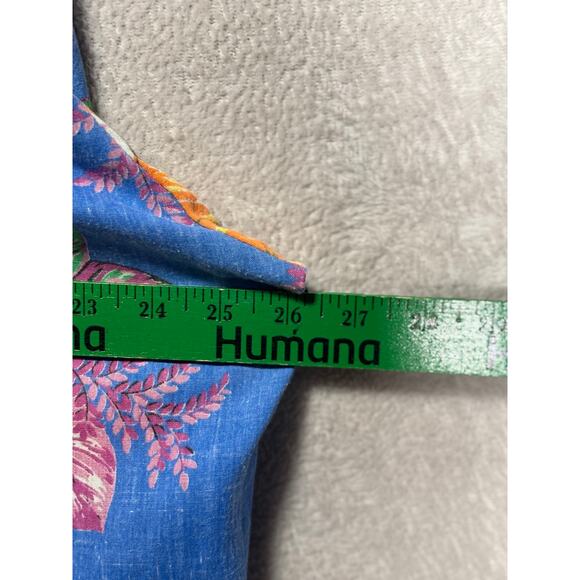 Vintage Don Loper Hawaiian Button Up Shirt Blue Mens XL Tall‎ - Picture 5 of 5